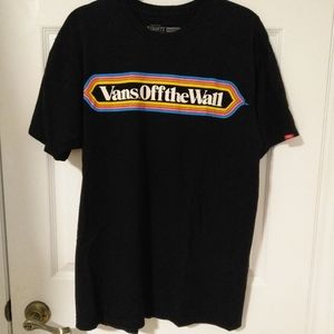 🔥2/$25🔥VansOfftheWall t-shirt 👕, Large, black
